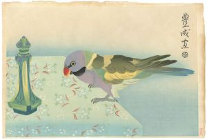 山村耕花「いんこと香水」