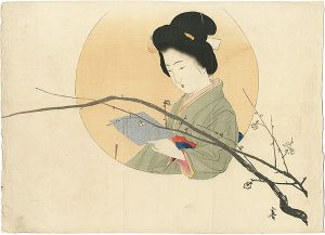 梶田半古「木版口絵」