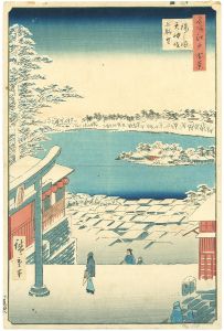 広重初代「名所江戸百景　湯島天神坂上眺望」