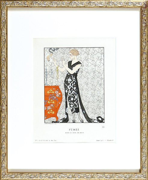 George Borbier “Fumee : Robe du soir,de beer”