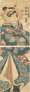 Unknown / Wakamurasaki, the Tama-ya in Edo 1 Chome [江戸屋一丁目 玉屋内　若紫]