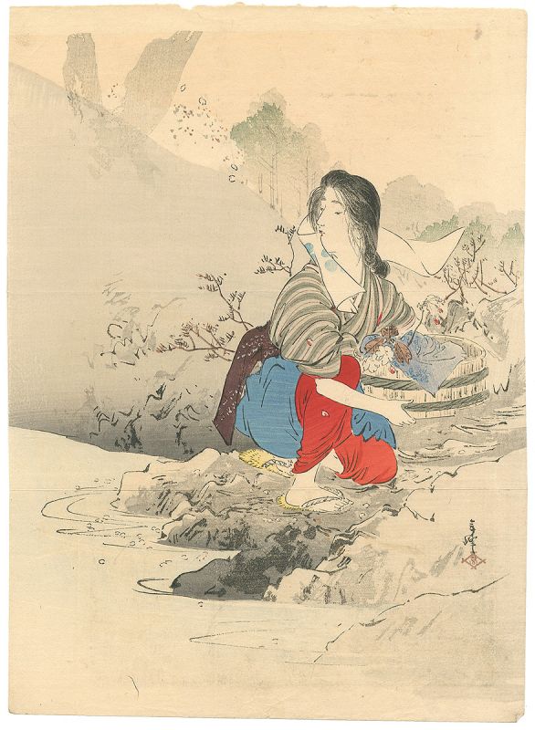 筒井年峰「木版口絵」