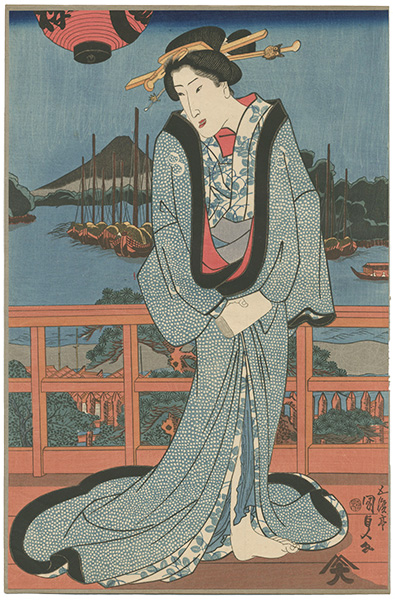 Kunisada I “The breeze from the sea【Reproduction】”