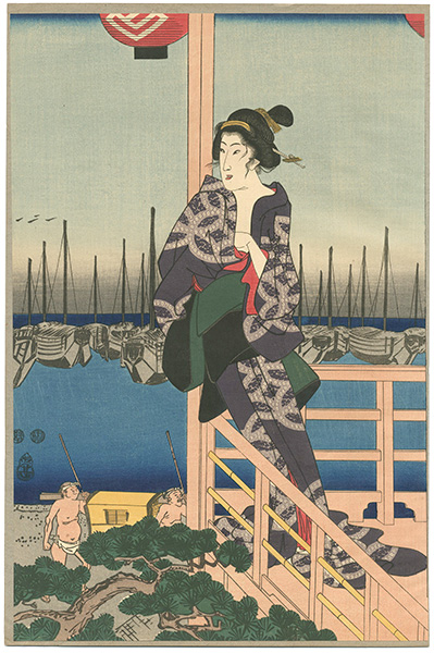 Hiroshige I “Moon at Takanawa”