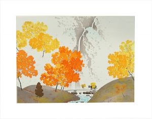 菱田春草「四季山水」