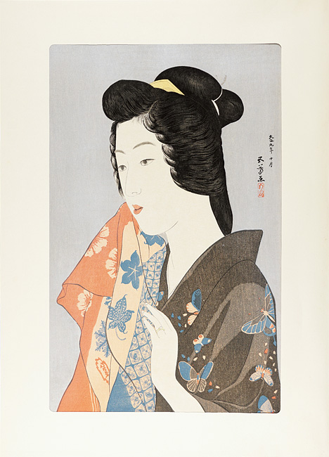 橋口五葉「芸妓【復刻版】」