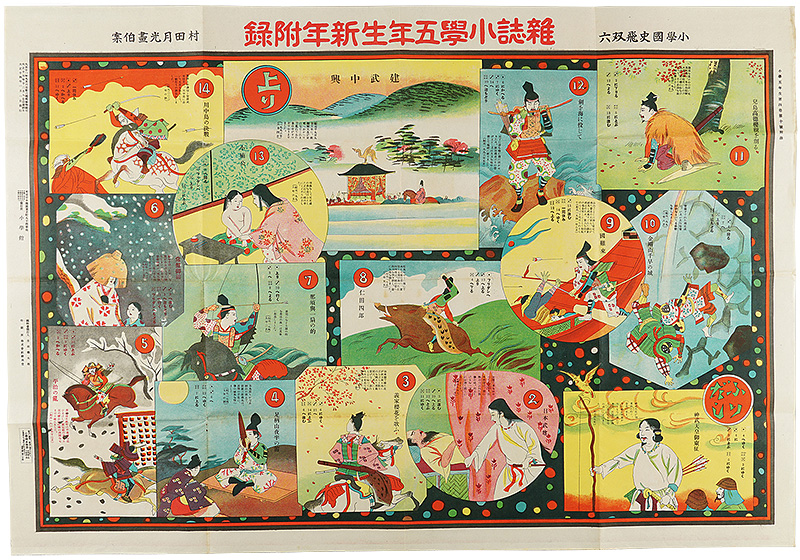 村田月光「小学国史飛双六」