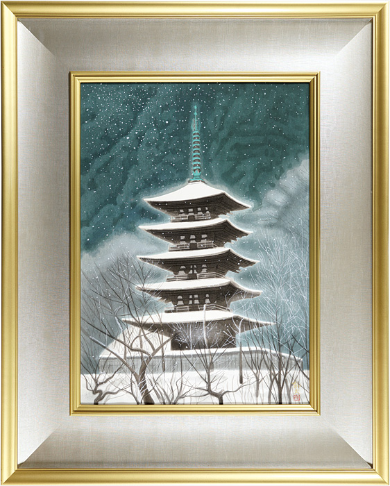 平山郁夫「結因の銀華（長谷寺）」