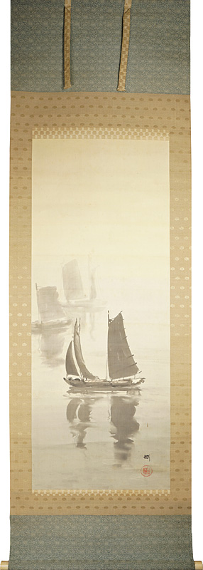 吉田博「朝霧」