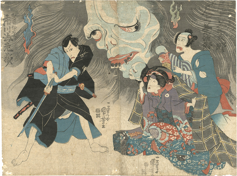 Kuniyoshi “Tokaido Yotsuya Kaidan(ghost stories)”
