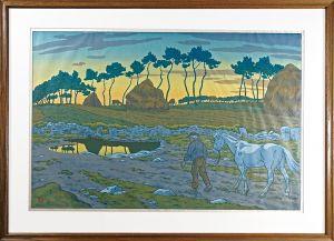 Henri Riviere / Les Aspects de la nature / Le Crepuscule