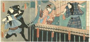 豊国三代「鼠小紋東君新形」