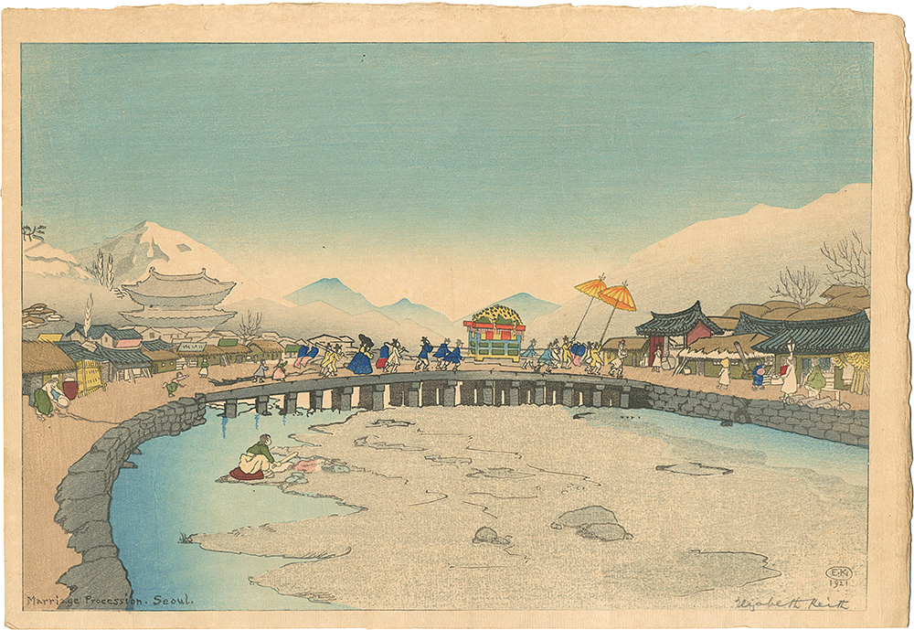 Elizabeth Keith “Marriage Procession, Seoul”