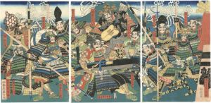 羽柴久吉公陣幕武将図