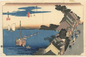 広重初代「東海道五十三次之内　神奈川」