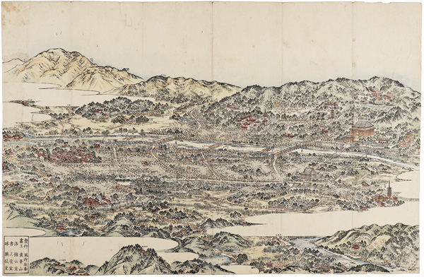 横山華山 “花洛一覧図”