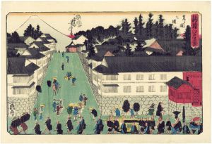 芳虎「新撰江戸名所　霞ヶ関之図」
