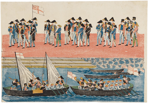 Unknown “Nagasaki-e : Landing of the Dutch Envoy”