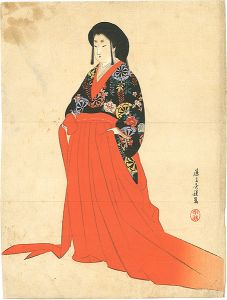 Tomioka Eisen / Kuchi-e Print