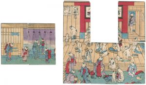 芳藤「新はん猫の温泉（仮題）」