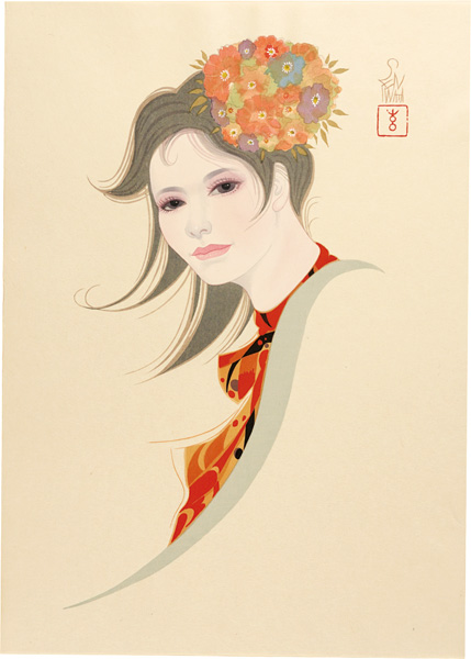 岩田専太郎「春浅く」