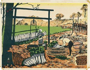 Koizumi Kishio / 100 Views of Great Tokyo in the Showa Era / Landscape at Nerima Ward (#73)