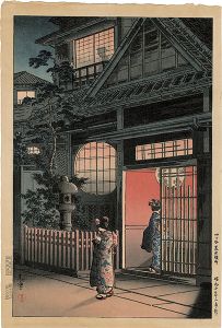 土屋光逸「四ツ谷荒木横町」