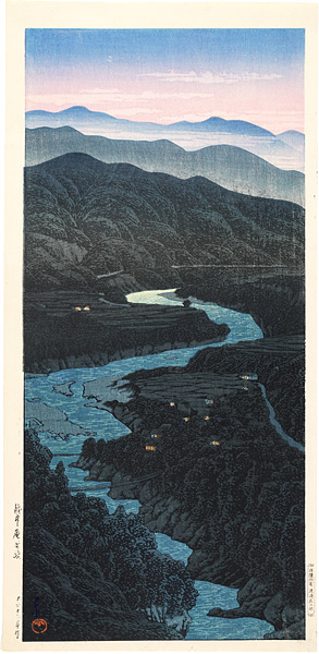 Kawase Hasui “Ioridani Pass, Etchu”