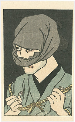 山村耕花「中村吉右衛門の藤岡藤十郎」