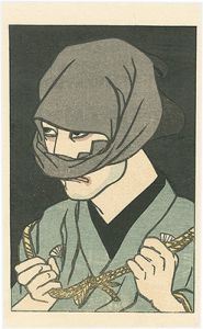 山村耕花「中村吉右衛門の藤岡藤十郎」