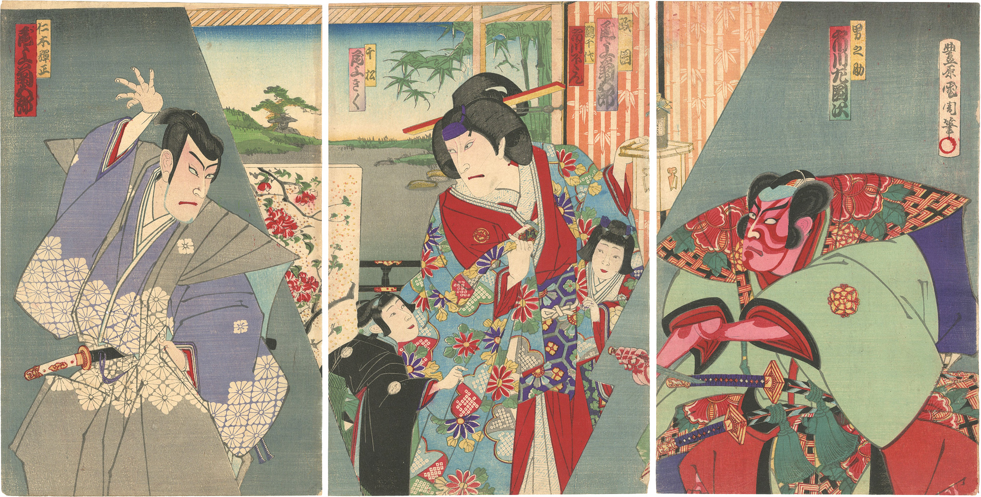 国周「芝居絵」