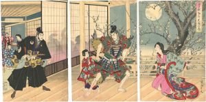 Chikanobu / The Tale of the Soga Brothers / Oiso Yukaku [曽我物語　大磯遊郭]