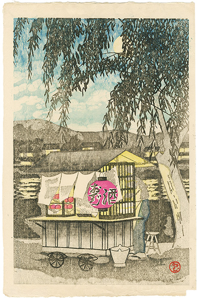 亀井藤兵衛「屋台（仮題）」