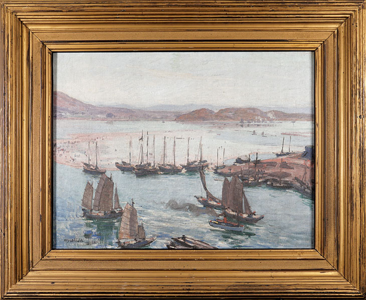 吉田博「瀬戸内海風景（仮題）」