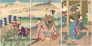 Kyosui / One of the Gosekku (The Five Seasonal Festivals) / Kikuzuki [五節句の内 菊月]