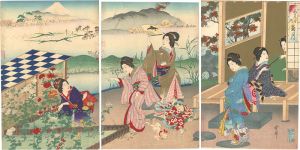Kyosui / One of the Gosekku (The Five Seasonal Festivals) / Kikuzuki [五節句の内 菊月]