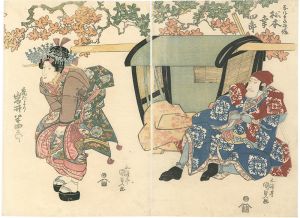 国貞初代「戻駕色相肩」