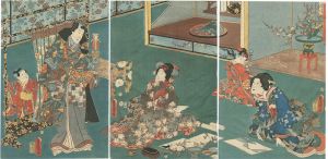 豊国三代「わかむらさきの巻」