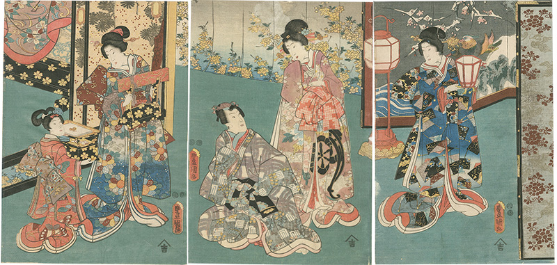 豊国三代「源氏絵」