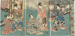 豊国三代「源氏絵」
