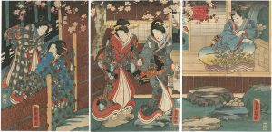 豊国三代「やさすがたあづまのうつし絵」