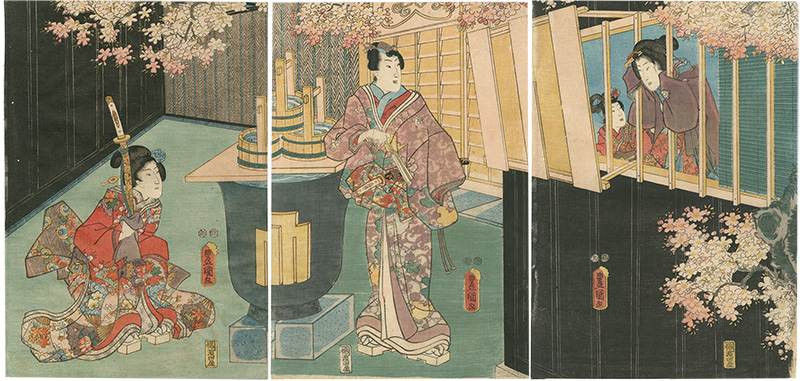 豊国三代「源氏絵」