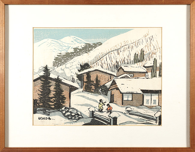 内田静馬「榛名雪景」