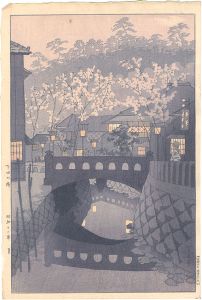 笠松紫浪「下田の街」