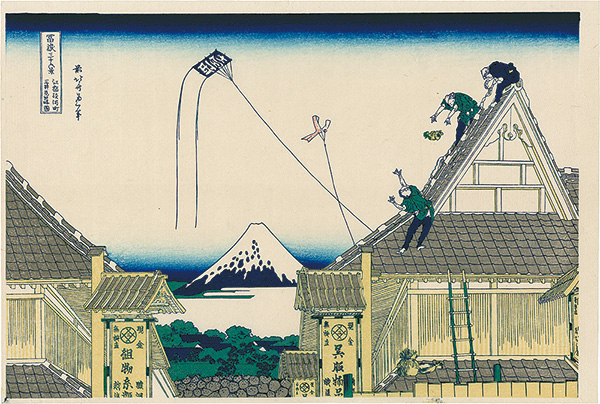 Hokusai “Thirty-Six Views of Mt. Fuji / The Mitsui Shop at Suruga-chô in Edo【Reproduction】”