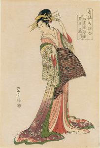 Seiro Bisen Awase / Hatsugai Zashiki no Zu : Ogiya Takigawa