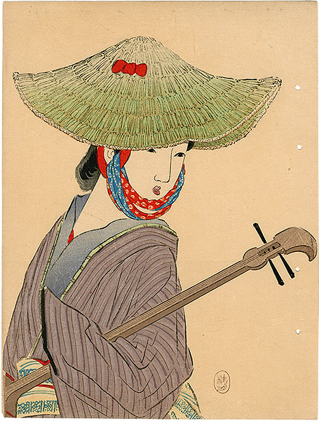 武内桂舟「木版口絵」