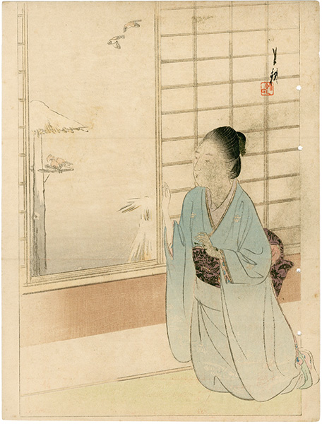 尾形月耕「木版口絵」