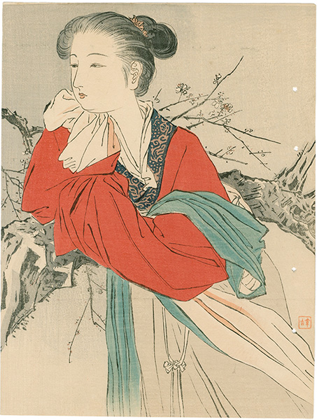 梶田半古「木版口絵」