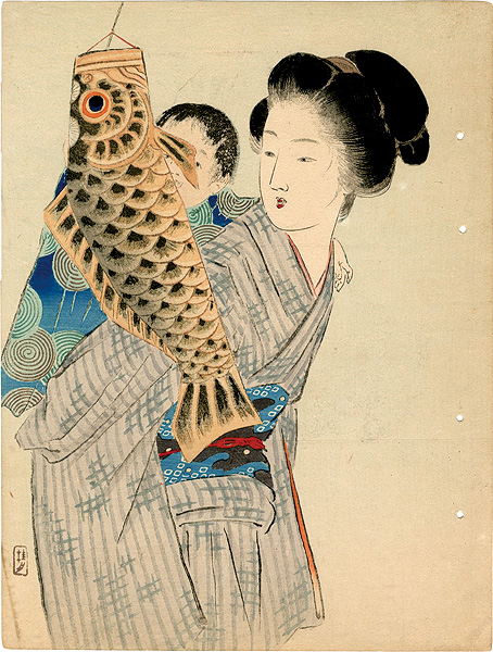 武内桂舟「木版口絵」